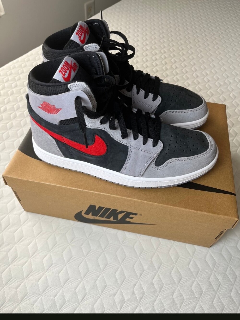 Nike Air Jordan 1 High Zoom CMFT 2 "Black Fire Red" (Size 10)